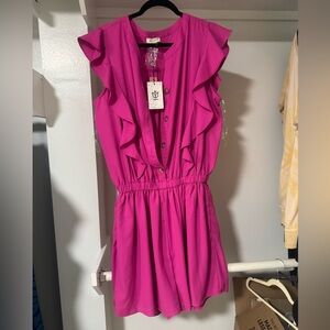 ANDREE BY UNIT Fuchsia Romper